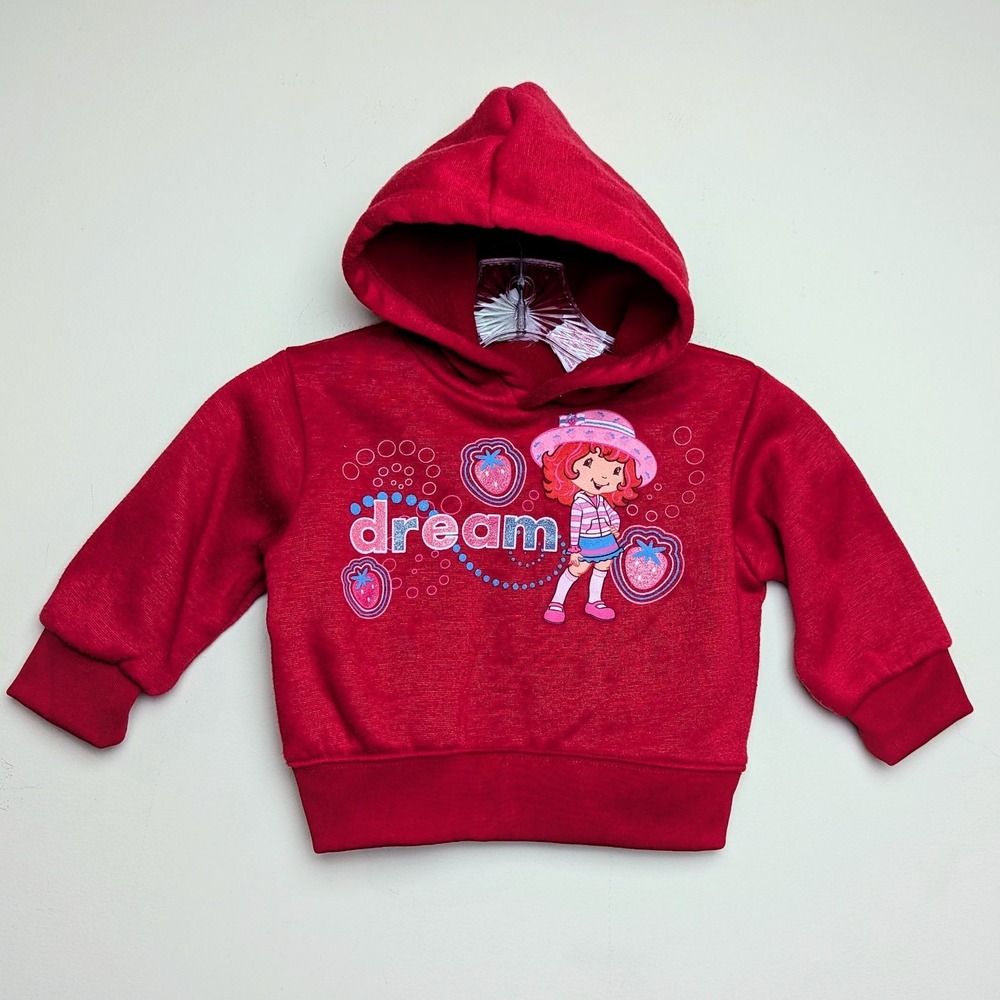 Vintage Strawberry Shortcake Dream 2007 Sweatshirt Hoodie Kids Toddler Size 4T